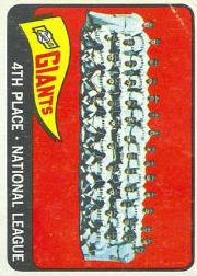 1965 Topps Baseball Cards      379     San Francisco Giants TC